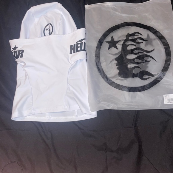White hellstar ski mask